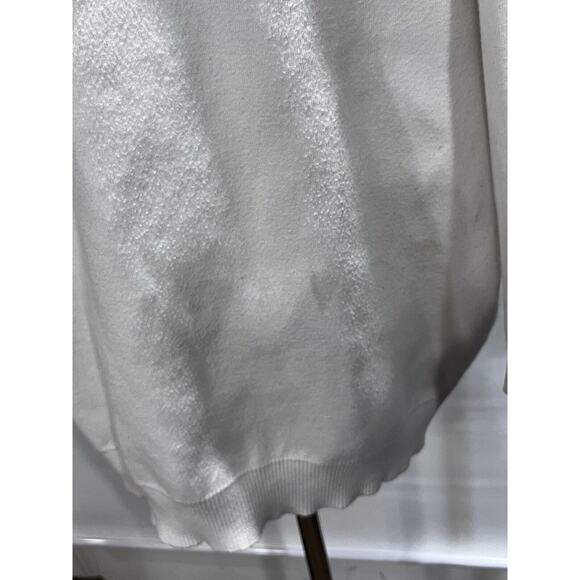 Sandro Paris Judith Contrast Button Heavy Oversized Off Write Cardigan Sz2/Med - Picture 4 of 15